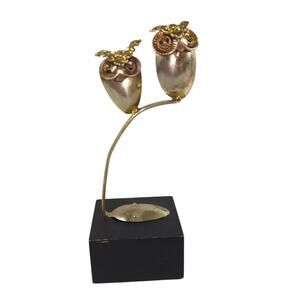 Vintage Raul Zuniga 1972 Handmade Owl Brutalist Spoon Sculpture Art